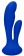 Синий вибратор G-Spot and Clitoral Vibrator Flair - 17,5 см. - Shots Media BV