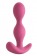Розовая силиконовая анальная пробка-елочка Ace II Plug - 10,2 см. - NS Novelties