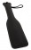 Черная плоская шлепалка Bondage Paddle - 31,7 см. - NS Novelties - купить с доставкой в Нижнем Новгороде