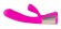 Розовый интерактивный вибратор Kiiroo Ohmibod Fuse - 18 см. - Kiiroo