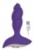 Фиолетовый спиралевидный вибромассажер - 8,5 см. - Bior toys