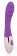 Фиолетовый ребристый вибромассажер с 10 режимами вибрации - Bior toys