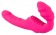 Розовый безремневой страпон с вибрацией - Orion - купить с доставкой в Нижнем Новгороде