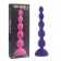 Фиолетовый анальный вибростимулятор Anal Beads L - 21,5 см. - Howells