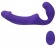 Фиолетовый безремневой вибрострапон с пультом - 21,5 см. - Howells - купить с доставкой в Нижнем Новгороде