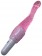 Розовый анальный вибратор с пупырышками - 22 см. - Eroticon
