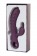 Фиолетовый вибромассажер SMON №1 с бугорками - 21,5 см. - KOKOS