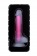Прозрачно-розовый фаллоимитатор, светящийся в темноте, James Glow - 18 см. - ToyFa