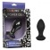 Черная анальная пробка с вибрацией и кристаллом Power Gem Vibrating Crystal Probe - 10,75 см. - California Exotic Novelties