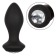 Черная анальная пробка с вибрацией и кристаллом Power Gem Vibrating Crystal Probe - 10,75 см. - California Exotic Novelties