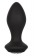 Черная анальная пробка с вибрацией и кристаллом Power Gem Vibrating Crystal Probe - 10,75 см. - California Exotic Novelties