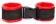 Красно-черные мягкие наручники на липучке - Bior toys - купить с доставкой в Нижнем Новгороде
