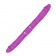 Фиолетовый двусторонний вибратор Nixon - 35 см. - RestArt