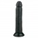 Черный фаллоимитатор Realistic Dildo - 20,5 см. - EDC Wholesale