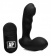 Черный стимулятор простаты Alpha-Pro 7X P-Milker Silicone Prostate Stimulator with Milking Bead - XR Brands - в Нижнем Новгороде купить с доставкой