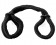 Черные верёвочные оковы на руки или ноги Silk Rope Love Cuffs - Pipedream - купить с доставкой в Нижнем Новгороде