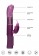 Фиолетовый вибратор-кролик Rotating Butterfly - 22,8 см. - Shots Media BV