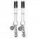 Металлические зажимы на соски Adjustable Nipple Clamps - Fifty Shades of Grey - купить с доставкой в Нижнем Новгороде
