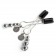 Металлические зажимы на соски Adjustable Nipple Clamps - Fifty Shades of Grey - купить с доставкой в Нижнем Новгороде