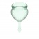 Набор зеленых менструальных чаш Feel good Menstrual Cup - Satisfyer - купить с доставкой в Нижнем Новгороде