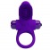 Фиолетовое эрекционное виброкольцо в клиторальной щеточкой Vibrant Penis Ring II - Baile - в Нижнем Новгороде купить с доставкой