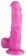 Розовый реалистичный фаллоимитатор на присоске - 24 см. - Rubber Tech Ltd