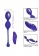 Фиолетовые виброшарики с электростимуляцией Impulse Intimate E-Stimulator Dual Kegel - California Exotic Novelties - купить с доставкой в Нижнем Новгороде