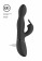 Черный вибромассажер-кролик Niva - 21,5 см. - Shots Media BV