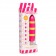 Ярко-розовый вибростимулятор-эскимо 10X Popsicle Vibrator - 21,6 см. - XR Brands