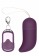 Фиолетовое виброяйцо Medium Wireless Vibrating G-Spot Egg с пультом - 7,5 см. - Shots Media BV