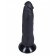 Черный фаллоимитатор-реалистик на присоске №3 - 17 см. - Джага-Джага