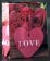 Подарочный пакет Love с розочками и сердечками - 15 х 12 см. - Сима-Ленд - купить с доставкой в Нижнем Новгороде