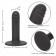 Черный анальный стимулятор 4.75” Ridged Probe - 12 см. - California Exotic Novelties - купить с доставкой в Нижнем Новгороде
