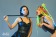 Черный ошейник Circus с поводком - Lola Games - купить с доставкой в Нижнем Новгороде