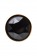 Золотистая гладкая анальная пробка с черным кристаллом - 7 см. - Штучки-дрючки - купить с доставкой в Нижнем Новгороде