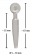 Серебристый уретральный плаг Penisplug Come Thru - 6,7 см. - Orion - купить с доставкой в Нижнем Новгороде