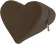 Кофейная подушка для любви Liberator Retail Heart Wedge - Liberator - купить с доставкой в Нижнем Новгороде