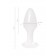 Белая акриловая анальная втулка - 8 см. - Toyfa Basic в Нижнем Новгороде Белая акриловая анальная втулка - 8 см. - Toyfa Basic