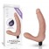 Телесный безремневой вибрострапон Rechargeable IJOY Real Strapless Strap on - 21 см. - Lovetoy - купить с доставкой в Нижнем Новгороде