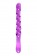 Фиолетовый двусторонний фаллоимитатор Tanza - 27,5 см. - A-toys
