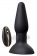 Черная анальная вибропробка с пульсацией в нижней части Thumping Anus Butt Plug - 15 см. - Orion
