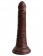 Коричневый фаллоимитатор 7  Silicone Dual Density Cock - 21 см. - Pipedream