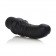 Вибратор Black Velvet Veined - 16 см. - California Exotic Novelties