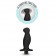 Черный анальный вибромассажёр Silicone Vibrating Prostate Massager 02 - 10,8 см. - Blush Novelties - в Нижнем Новгороде купить с доставкой