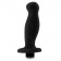 Черный анальный вибромассажёр Silicone Vibrating Prostate Massager 02 - 10,8 см. - Blush Novelties - в Нижнем Новгороде купить с доставкой