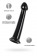 Черный фаллоимитатор Jelly Dildo M - 18 см. - Toyfa Basic