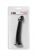 Черный фаллоимитатор Jelly Dildo M - 18 см. - Toyfa Basic