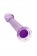 Фиолетовый фаллоимитатор Jelly Dildo M - 18 см. - Toyfa Basic