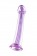 Фиолетовый фаллоимитатор Jelly Dildo M - 18 см. - Toyfa Basic