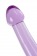 Фиолетовый фаллоимитатор Jelly Dildo M - 18 см. - Toyfa Basic